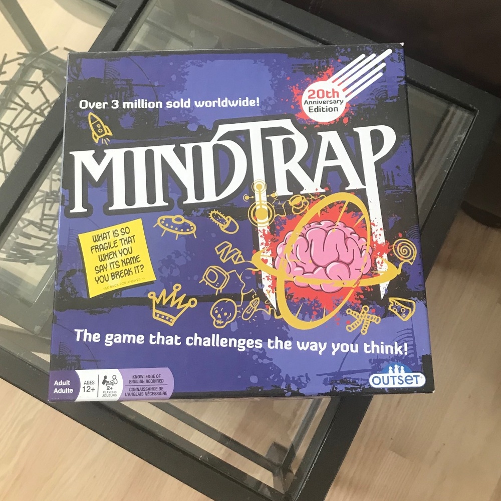 Mindtrap Game The Game that Challenges the Way You Think Puzzle Outset